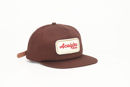 ACOLYTES STUDIO PATCH CAP - BROWN
