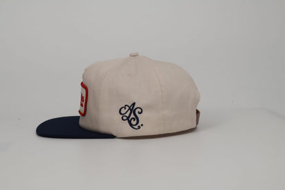 ACOLYTES STUDIO PATCH CAP - WHITE/BLUE