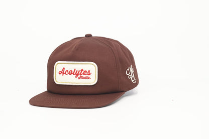 ACOLYTES STUDIO PATCH CAP - BROWN