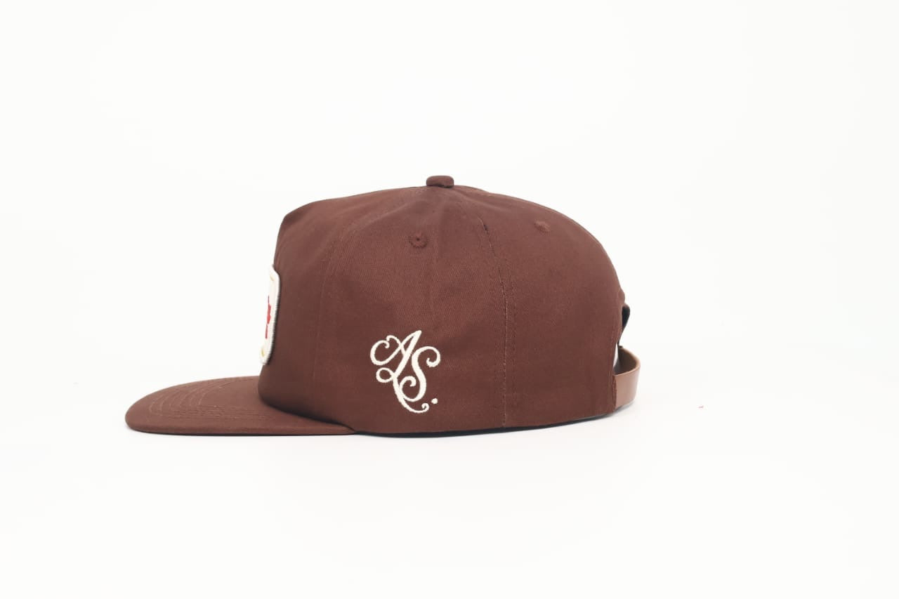 ACOLYTES STUDIO PATCH CAP - BROWN